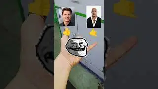The Rock vs Tom cruise Hollywood actor #trolface