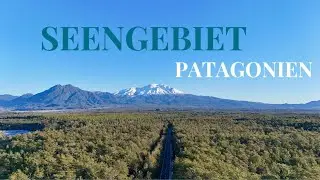 4K Patagonien. Malerische Landschaften. Seenregion in Chile.