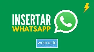 Webnode Whatsapp: Crear o Insertar Botón Chat Flotante en Página Web
