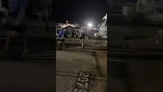 Saturday night at Darlington infield