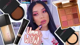 FULL FACE OF HUDA BEAUTY MAKEUP TUTORIAL | HITS & MISSES! ohmglashes