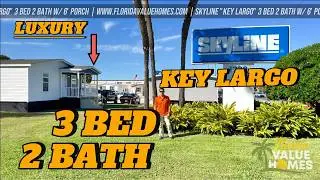 SKYLINE MANUFACTURED DOUBLE WIDE HOME TOUR - THE KEY LARGO (2026)