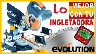 EVOLUTION RAGE 3 la mejor Regulación angular ingletadora 255 mm