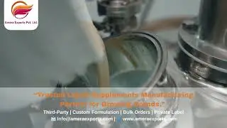 Your trusted partner for GMP-quality Liquid Supplements Manufacturing.