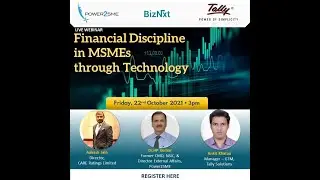 Power2SME & Tally present -LIVE WEBINAR: Financial Discipline in MSMEs through Technology