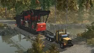 Farming Simulator 25 🚧 Landoll &ldquo;2 Beam&rdquo; Lowboy Trailer - UPGRADED - 🚧