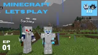 Minecraft Survival Lets Play #1 Getting suit up! (Reupload)