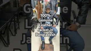 100% genuine leather jacket in Leather Bangladesh l Proudly made in Bangladesh. #mensjacket #Genuine