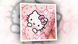 Kitsch x Hello Kitty (Pink Kitty Faces) - Satin Pillowcase with Zipper for Hair and Skin
