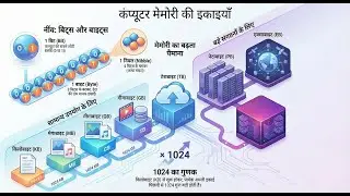 Memory Units of Computer in Hindi | Computer Basics | Best Learning Videos | Apna Schools