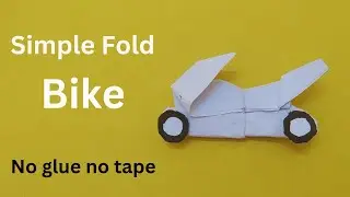 Origami bike | A4 paper Heavy Bike | paper Motorcycle