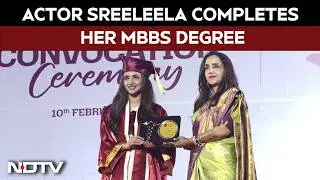 Sreeleela News | Actor Sreeleela Is Officially A Doctor, Actor Gets MBBS Degree After 6 Years