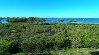 This is the view overlooking Anna Maria Sound.