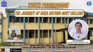 Youth Programme || The Journey of Dera Natung Govt College Itanagar AP || 19/06/2024