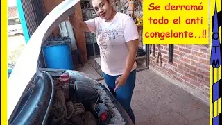 Desmontaje y reparaci&oacute;n de radiador automotriz con fuga de agua