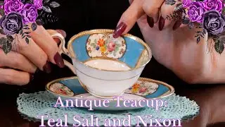 Antique Teacup Collection 1 - Teal Salt and Nixon