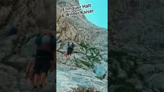 Out now!! Via ferrata in the Kaiser mountains, Austria 🇦🇹 #alps #mountain #hiking
