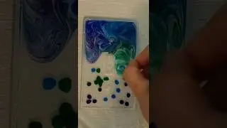 Making A Galaxy Light Switch Cover (Pouring, Mixing, Unmolding)