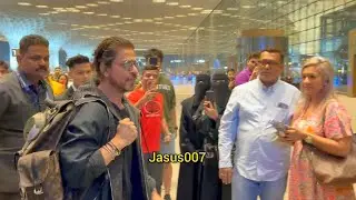 Shah Rukh Khan Spotted At Airport. 13/02/2024