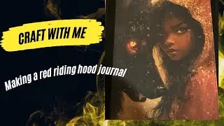 DIY Little Red Riding Hood Journal | Fairy Tale Junk Journal Flip Through & Tutorial