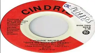 Yvonne Murray   Give Me Back My Heart B 1981