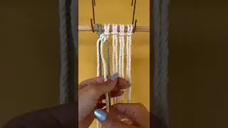 Nodo barretta diagonale 🪢 creare losanghe e figure geometriche 👉 www.reefknot.it #diy #macrame