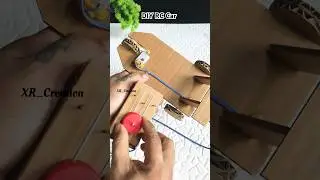 Diy cardboard small RC Car #rccar #tech #motor