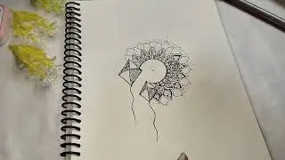 How to make mandala art for makar Sankranti ll step by step tutorial 🌷 
