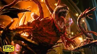 Venom Faces Carnage In The Church - Venom Let There Be Carnage
