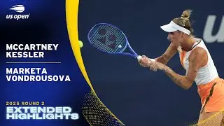 McCartney Kessler vs. Marketa Vondrousova Extended Highlights | 2025 US Open Round 2