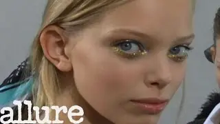 Metallic Eyes - Allure's Backstage Beauty - Allure