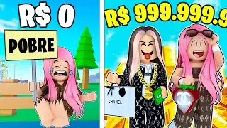 EU FUI DE POBRE A MILIONÁRIA EM APENAS 24 HORAS (Roblox Big city Tycoon)@familiamaffi
