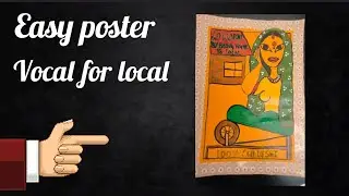 poster on vocal for local| easy poster of vocal for local | vocal for local | support local|go local