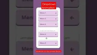 🔼🔽 Animate Dropdown in adobe XD