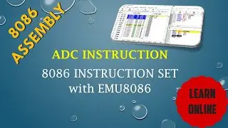 ИНСТРУКЦИЯ АЦП | Набор инструкций 8086 с emu8086 | ПРИМЕР СЛОЖЕНИЯ С ПЕРЕНОСОМ В АССЕМБЛЕЕ 8086