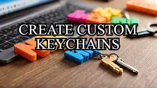 Quick 3D Printing Tutorial | Custom Name Keychains with Autodesk Fusion and Free Web App