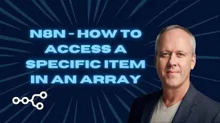 How to access a specific item in an array in n8n