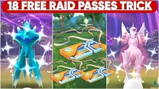 How Get 18 FREE Raid Passes in Pok&eacute;mon Go During The Origin Raid Day | 18 Free Dialga & Palkia Raids