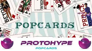 POPCARDS - Musical icons hand-drawn playing cards (Crowdfunding)