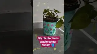 Diy planter from wastematerial #diyplanters #diy #craft #zerocost #wastematerial #shortsfeed #shorts