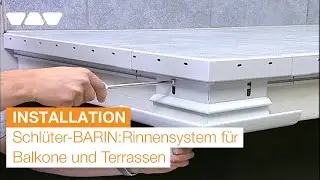 Schl&uuml;ter-BARIN Rinnensystem: Entw&auml;sserung f&uuml;r Balkone und Terrassen