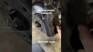 Placute frana Touareg, mult prea uzate.