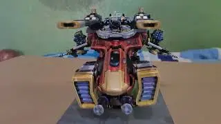 Tau MOLA MOLA: A heavy T'au Gunship kit bash