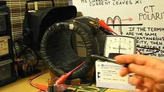 CT Polarity with Analog milli-ammeter.