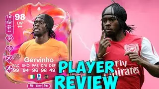 😱 98 GERVINHO IS THE BEST LW IN FC25! 😱 FC 25 PLAYER REVIEW