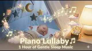 Piano Lullaby 🎵 1 Hour of Gentle Sleep Music for Babies & Newborns