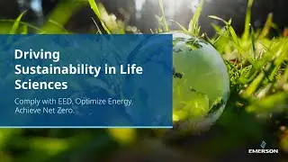 Driving Sustainability in Life Sciences - Your Partner for Measurement, Monitoring, and Optimization