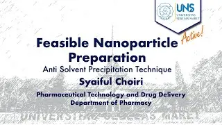 Polymeric Nanoparticle Preparation: Antisolvent Precipitation Technique