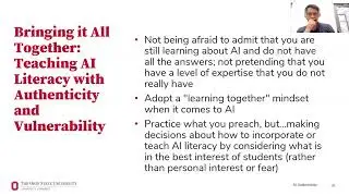 Teaching in the Age of AI with Authenticity and Vulnerability - Jane Hammons and Michael Flierl