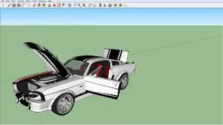 Using Zoom, Pan and Orbit tools in Google SketchUp